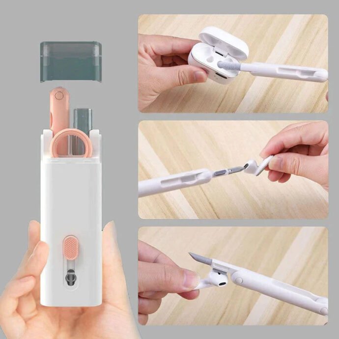 Kit de Brosses de Nettoyage pour Clavier d'Ordinateur 7 en 1 - Image 6